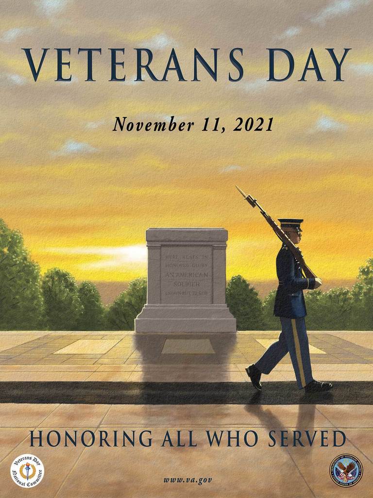 2021 Veterans Day poster