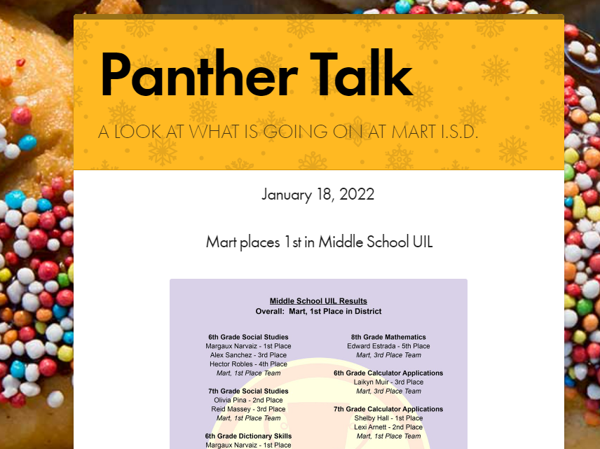 Panther Talk