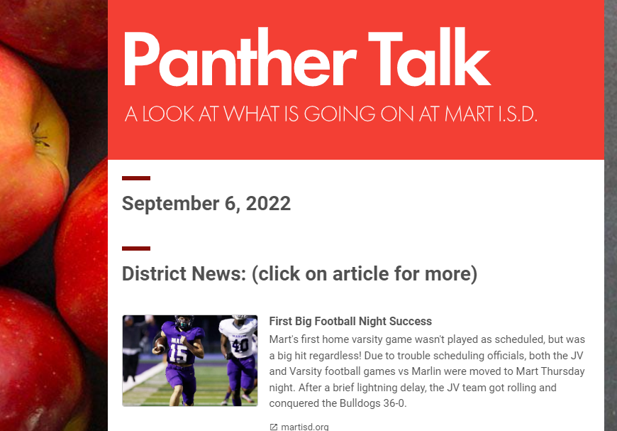 panther talk